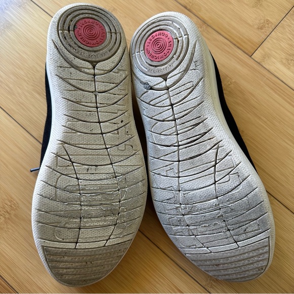 Fitflop Suede Navy Sneakers Size 8 - Picture 6 of 6